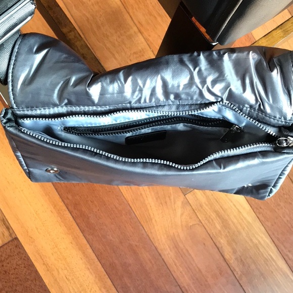 Athleta by Caraa crossbody satin purse. - Picture 6 of 8